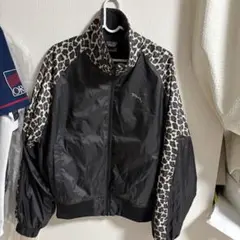 PUMA ヒョウ柄 ナイロンジャケット S