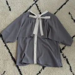 OLIVE des OLIVE ケープ風ブラウス