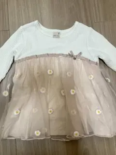 プティマイン　花柄　7部丈　トップス