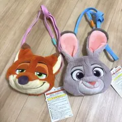 東京ディズニーリゾート ズートピア　ニック　ジュディ　ショルダーバッグ ポーチ