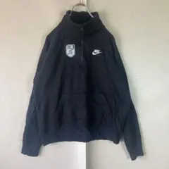 ナイキ　ハーフジップスウェット　刺繍ロゴ