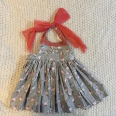 MARLMARL お食事エプロン　80〜90cm フラミンゴ