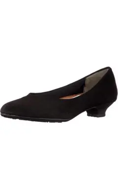 【25cm】Ladyworker 黒スエードパンプス