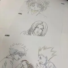 【希少品】ハンターハンター 高橋広樹さん直筆サイン入り複製原画 2025年最新】hunter×hunter 複製原画の人気アイテム - メルカリ