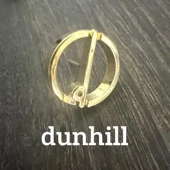 ダンヒル dunhill 美品タイタック ラペルピン ゴールド チェーン付