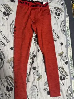 Under Armour ColdGear MD レッド レギンス