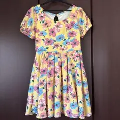 Allamanda ワンピース 黄色花柄 新品❣