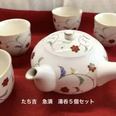 橘吉　急須と湯呑み5個セット