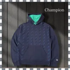 4293/チャンピオン ブランドプリント パーカープルオーバーM