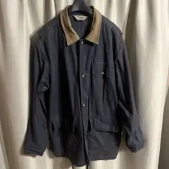 L.L.Bean ネイビー カバーオールジャケット L