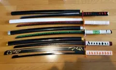 KATANA 日輪刀 鬼滅の刃 炎柱 煉獄 杏寿郎 模造刀 鬼滅 無限列車　風柱