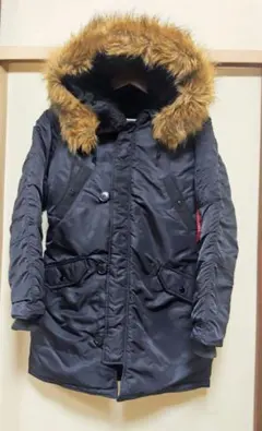 ALPHA INDUSTRIES N-3B ミリタリージャケット ブラック