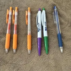 ボールペン、シャーペン、6本まとめ売り（未使用込み）