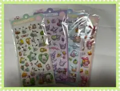 ★【新品】ボンボンドロップシール ４枚セット 海外製 サンリオ まとめ売り B★