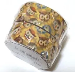 カモ井 mt マスキングテープ 百年百円市 まめまめ柄 ふくろうドット 2本