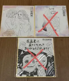 ちーちゃん様専用⭐︎鬼滅の刃 原画展 色紙コレクション 伊之助＆嘴平琴葉