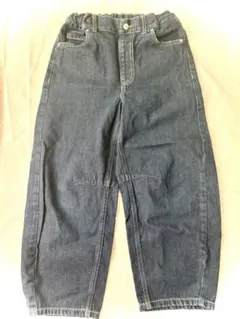 GU ダークブルーデニムパンツ 140