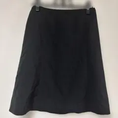 ST. FIELD ブラック 膝丈スカート Lサイズ　ビジネス　シンプルのサムネイル