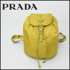 ■ a755 PRADA【プラダ】 三角ロゴ 三角プレート リュック ナイロン*