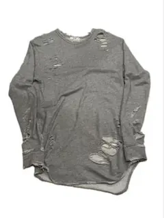 希少　00s EPTM. グレー ダメージ　スウェット