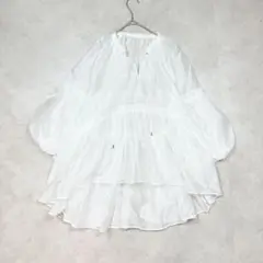 24SS✨定価2.7万✨ギャザーカフタントップ グレースコンチネンタル