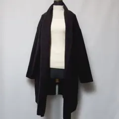 美品 スタディオクリップ ガウンコート ウール100% 羽織り
