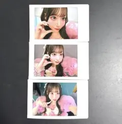 は*る様 きゅーすと 桜庭遥花 チェキお渡し会 プリントチェキ　3枚セットのサムネイル