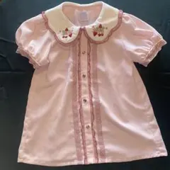 axes femme kids 女児服 刺繍ブラウス 130