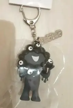 黒ミャクミャク 立体PVCプレート付キーホルダー