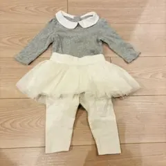 Baby GAP ボディスーツ＆チュチュレギンス 3-6m バレリーナ風コーデ