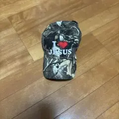 I LOVE JESUS 迷彩柄 キャップ