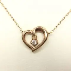 4℃ ネックレス ダイヤモンド　K10のサムネイル
