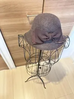 【美品】CA4LA リボン ウール ハット