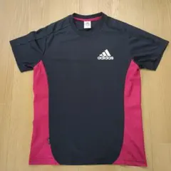 アディダス　スポーツウェア　ネイビー×ピンク　Lサイズ