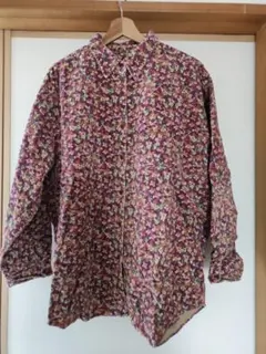 エディバウアー　プリントネルシャツ　コーデュロイ　花柄