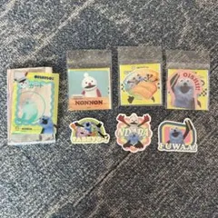パペットスンスン　スシロー クリアカード ステッカー　ピック　ノンノン