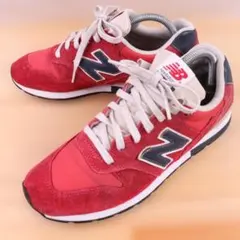 New Balance 996 スニーカー 赤紺 US8/26.0cm a957