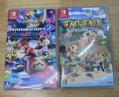マリオカート8 デラックス　牧場物語オリーブタウンと希望の大地　２つセット