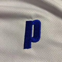 テニス prince プリンス ゲームシャツ 半袖 ホワイト Lサイズ 吸汗速乾