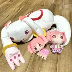 魔法少女まどか☆マギカ 叛逆の物語 鹿目まどか キュゥべえ ぬいぐるみ３点セット