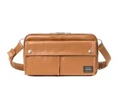 PORTER ボディバッグ キャメル