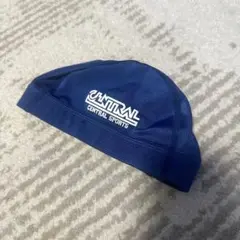★美品 セントラルスポーツ水泳キャップ ネイビー Mサイズ★