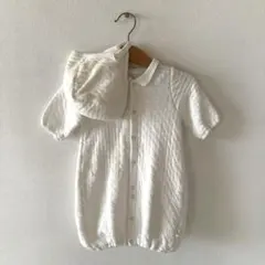 PUPOセレモニー2wayベビーロンパース・ボンネット