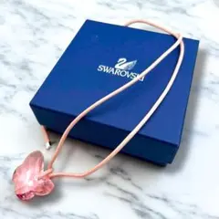 Swarovski スワロフスキー ピンク 蝶 ネックレス クリスタル