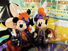 ミッキー ミニー ハロウィン　ぬいぐるみバッジセット　2009年　ミスマス