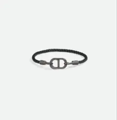 【Dior】CD Icon ブレイドレザー ブレスレット【美品】のサムネイル