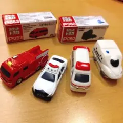 ソフビ製トミカ・ポケットトミカ6点セット
