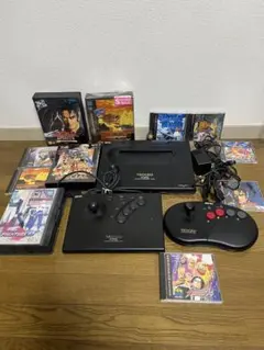 動作確認済】NEOGEO本体＋ソフト4本セット☆HDMI変換付き☆すぐ遊べる 