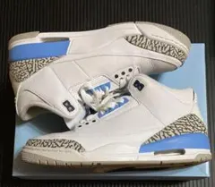 新品未使用NIKE Air Jordan3Retro\"UNC\"27.5 NIKE - さらに値下げ！AIR JORDAN 3 RETRO “UNC” の通販 by