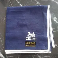 CELINE セリーヌ ハンカチ ネイビーのサムネイル
